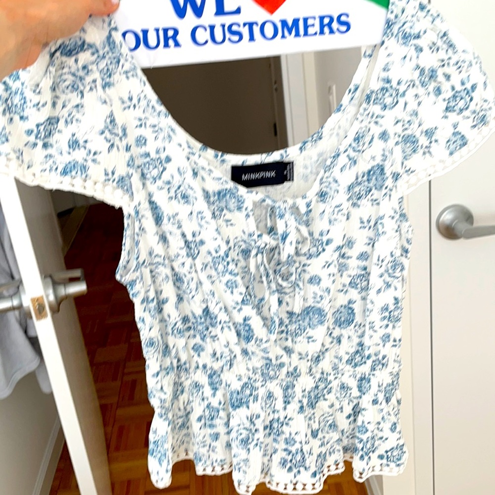 Floral summer blouse